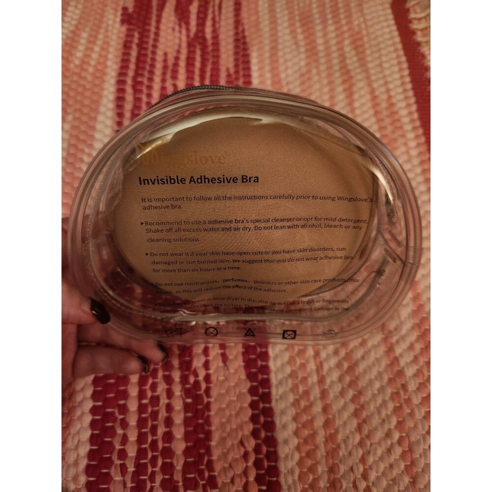 Wingslove New Invisible Adhesive Bra Cup Size E (DD)